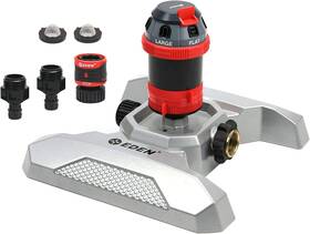 Eden 96122edamz 96122 Metal Base 6-pattern Rotary Gear Drive Sprinkler Quiet Operation A