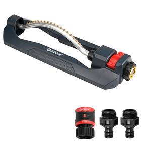 Eden B0f54n4cjx 96217 Turbo Oscillating Sprinkler Covers Up To 3 500 Sq. Ft. 18 Brass Noz