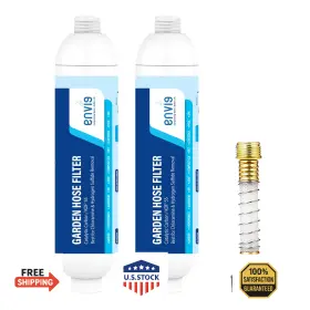 B09gzn6kt9 Envig Catalytic Carbon Kdf Inline Garden Hose Filter Chloramine Chlorine Vocs