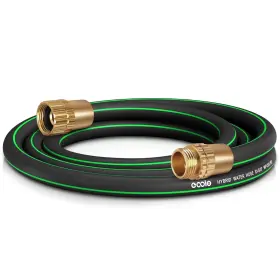 B086wh1hny Eooio Heavy Duty 6ft Garden Hose Non-expandable Kink Resistant Flexible Water