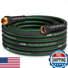 B0drk9p1vg Eooio 25ft Heavy Duty Non-expandable Kink-resistant Garden Hose