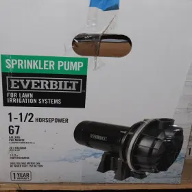 1002166134 Everbilt Lawn Sprinkler Pump Plastic 1002166134 Everbilt Lawn Sprinkler Pump Plastic