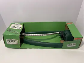 Expert Gardener 801656006107 3700 Square Foot Oscillating Sprinkler Green Black Plastic Nib Expert Gardener 801656006107 3700 Square Foot Oscillating Sprinkler Green Black Plastic Nib
