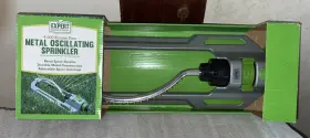 Expert Gardener 801656007098 Metal Oscillating Sprinkler 4 000 Square Foot