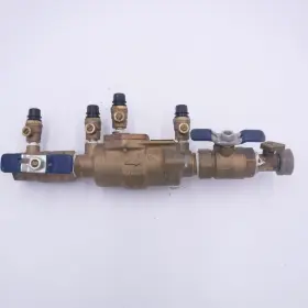 Lf850 Febco 3/4 Inch He In Line Bronze Double Check Valve Assembly 850 175psi Lf850 Febco 3/4 Inch He In Line Bronze Double Check Valve Assembly 850 175psi