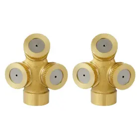 1-09110-nozzle Feelers Brass Misting Spray Nozzle 1/2 Inch Bspf 3-holes Large Atomizing Garden Sp 1-09110-nozzle Feelers Brass Misting Spray Nozzle 1/2 Inch Bspf 3-holes Large Atomizing Garden Sp