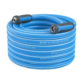 B0c6v4dcls Fevone 55ft Kink-free Garden Hose Swivel Handles All-weather Flexible Heavy-d