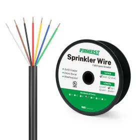 Pnskw16g150c7-usa Firmerst 16/7 Solid Sprinkler Wire For Up To 6 Valves System 150 Feet