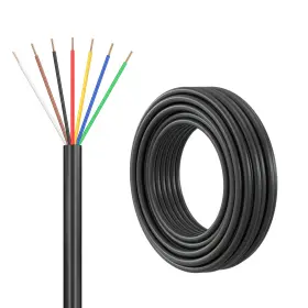 Pnskw18g30c7-usa Firmerst 18/7 Solid Sprinkler Wire For Up To 6 Valves System 30 Feet