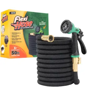 8-function Flexi Hose B0dzr7vrhl 50ft Expandable Garden With Nozzle - Lightweight Durab