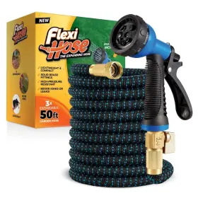 8-function Flexi Hose B0dzsk67t3 50ft Expandable Garden With Nozzle - Lightweight