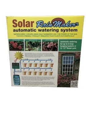 Solk12 Flower Haus New Flowerhouse Solar Rainmaker Home Garden Plant Self Watering System Vacation