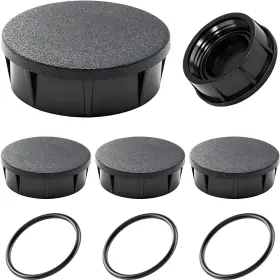 Rb-01 Frussonia 4-pack Sprinkler Head Caps Compatible With Rain Bird 4 Pack Black