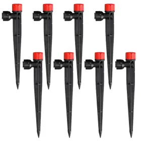 Fulandci 679070551141 50 Pack Quick-connect Irrigation Drippers For 1/4ftft Tubing 8 Hole Spr