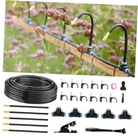 Misting002 Funpynani 360 Automatic Drip Irrigation Kit - 5/16ftft Tubing Adjustable Universal 16ft Misting002 Funpynani 360 Automatic Drip Irrigation Kit - 5/16ftft Tubing Adjustable Universal 16ft