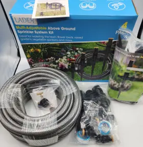 Garden 313046282218 Sprinkler System Multi-adjustable Flex Desing Kit
