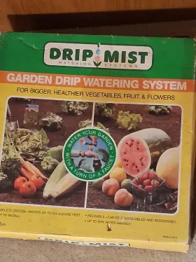 K105 Garden Vintage Drip Mist System Nos New Complete Kit 225 Sq Ft
