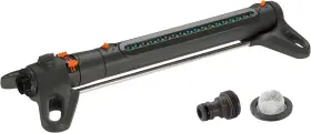 20570-81.000.00 Gardena New Aquazoom Sprinkler Adjustable Range Covers Up To 3800 Sq Ft Heavy Base