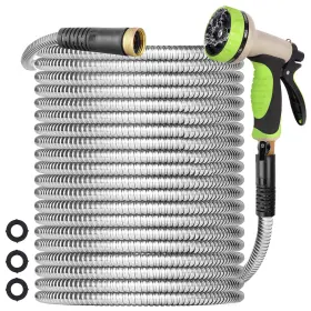 B0cp9dffyj Gardentime 100ft Metal Garden Hose Stainless Steel Heavy Duty Lightweight Flexib B0cp9dffyj Gardentime 100ft Metal Garden Hose Stainless Steel Heavy Duty Lightweight Flexib
