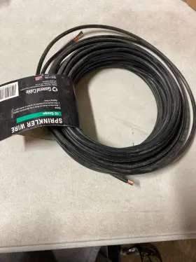 23815.60.01 General Cable Lv Sprinkler Wire 30v 18/5 10x50ft/ctn Black