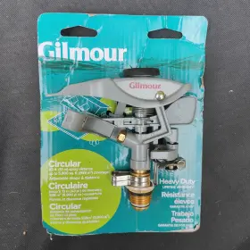 03-042621r2 Gilmour 0167- 5800 Sq. Ft. Coverage Pulsating Sprinkler Head Gray