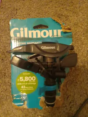 801933-1011 Gilmour Impact Sprinkler Head 5800 Sq Ft 1 Pk