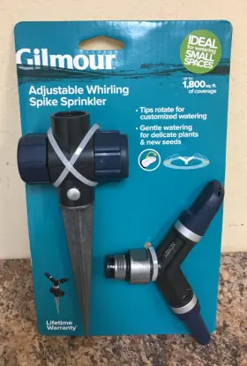 813423-1002 Gilmour Metal Spike Base Whirling Sprinkler