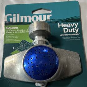 Gilmour 8761 Heavy Duty Square Pattern Sprinkler 900 Sq. Ft. Coverage Model