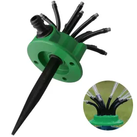 Gt3083990 Globalmart-top Flexible 12 Tubes Lawn Garden Yard Water Sprayer System Tools 360 Adjustable Gt3083990 Globalmart-top Flexible 12 Tubes Lawn Garden Yard Water Sprayer System Tools 360 Adjustable