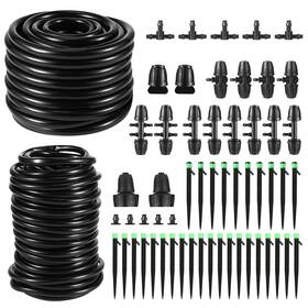 Gobelief Single02 Drip Irrigation System For Garden Adjustable Kit With E