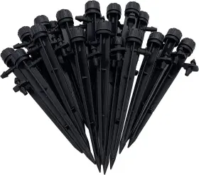 Goldenvalueable 744110901214 Drip Emitters 360 Degree Adjustable Water Flow Irrigation Drippers For Flower Be