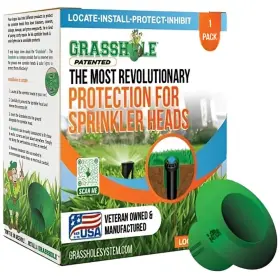 Grasshole 607816626112 Patented Sprinkler Head Protection Donut Lawn Guard P Grasshole 607816626112 Patented Sprinkler Head Protection Donut Lawn Guard P