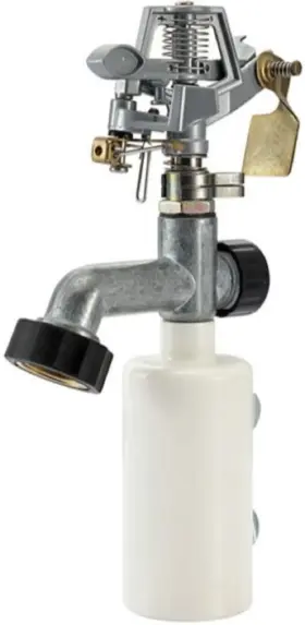 Gm-291 Groundwork T-post Sprinkler 5541 Sq. Ft. Abs Plastic