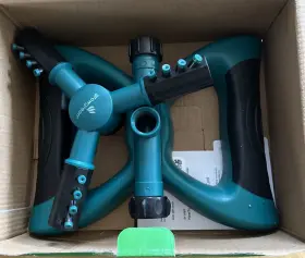 04-pls Growgreen Premium Lawn Sprinkler 360 Degree Auto Large Area Coverage