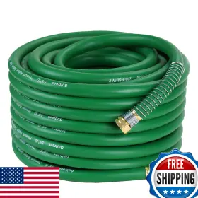 B0dfmbg3l4 Guitrees 75ft 5/8 Inch Heavy Duty Rubber Garden Hose 200psi Working 1000psi Burst Ho