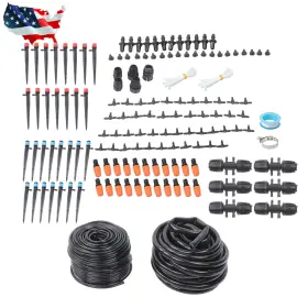 Gaa2630085 Gurdtopo Greenhouse Automatic Garden Watering System 265ft Drip Irrigation Kit