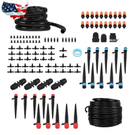 Gaa2630353 Gurdtopo 226ft Automatic Irrigation System With Tubing Hose Adjustable Nozzle Micro Drip Gaa2630353 Gurdtopo 226ft Automatic Irrigation System With Tubing Hose Adjustable Nozzle Micro Drip