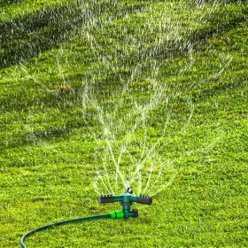 Cp-u49b Gyrivav 360 Degree Rotating Lawn Sprinkler Heavy Duty Metal Large Area Yard