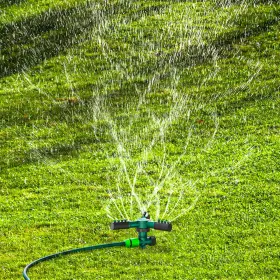 Ssq002 Gyrivav 360 Degree Rotating Lawn Sprinkler Heavy Duty Metal Large Area Yard Sprinkl