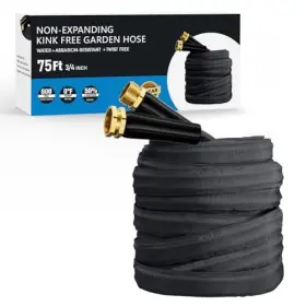 B0ff413w7c Haeteir 2025 Upgraded 75ft Non-expanding Garden Hose Lightweight Flexible