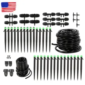 Ego3572387tl Handdo Greenhouse Automatic Garden Watering System 130ft Drip Irrigation Kit Ego3572387tl Handdo Greenhouse Automatic Garden Watering System 130ft Drip Irrigation Kit