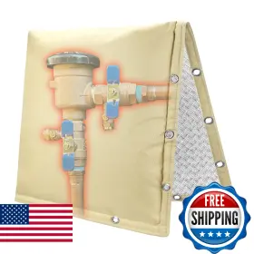 B0flzdvyfs Haoall 2-way Opening Backflow Preventer Insulation Cover 5 F Sprinkler Outdoor W