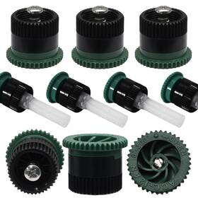 Harskiyer Zq20250618-203 Variable Arc Nozzle 10 Pcs Adjustable Sprinkler 12 Van Green