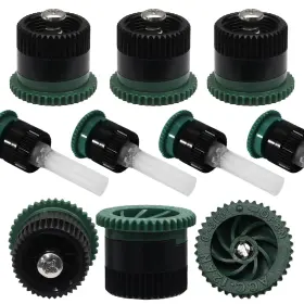 Zq20250618-203 Harskiyer Variable Arc Nozzle 10 Pcs Adjustable Sprinkler 12 Van Green