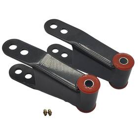 Hex Autoparts 09454 1 Inch -2 Drop Lowering Shackles Adjustable Leveling Kit Replacement For 1973-198