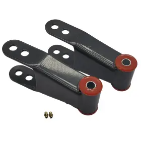 09454 Hex Autoparts 1 Inch -2 Drop Lowering Shackles Adjustable Leveling Kit Replacement For 1973-198