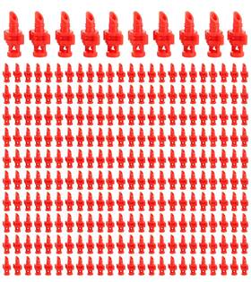 Hicello 250401-r 250pcs 360 Misting Nozzles For Garden Irrigation System And Spraying