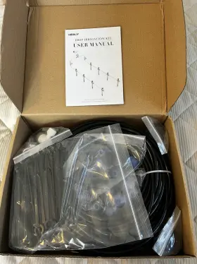 Hiraliy 726084305779 118ft Greenhouse Mist Drip Irrigation Kit 1/4 Inch Blank Tubing And Misting Nozzles Hiraliy 726084305779 118ft Greenhouse Mist Drip Irrigation Kit 1/4 Inch Blank Tubing And Misting Nozzles