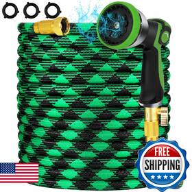 Hmil-u B0dzx99bfz 75ft Non-expandable Garden Hose Ultra Lightweight Flexible Water 10-pa