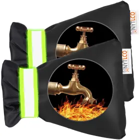 Bl-2-fc Hnytlco 2pack Outdoor Faucet Covers For Winter 8.3 H X 6.7 W Hose Bib Wint